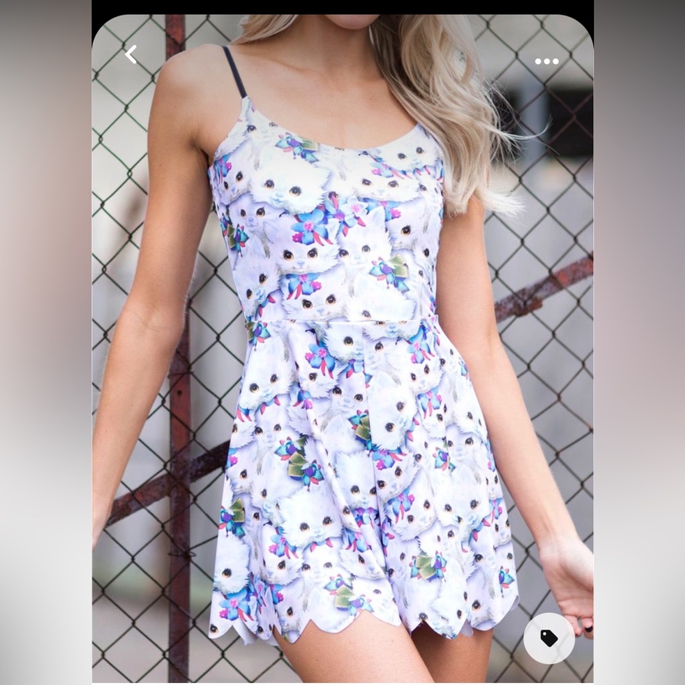 FOUND IT!! - Blackmilk Kitten me Right Meow playsuit Limited cat jumpsuit romper